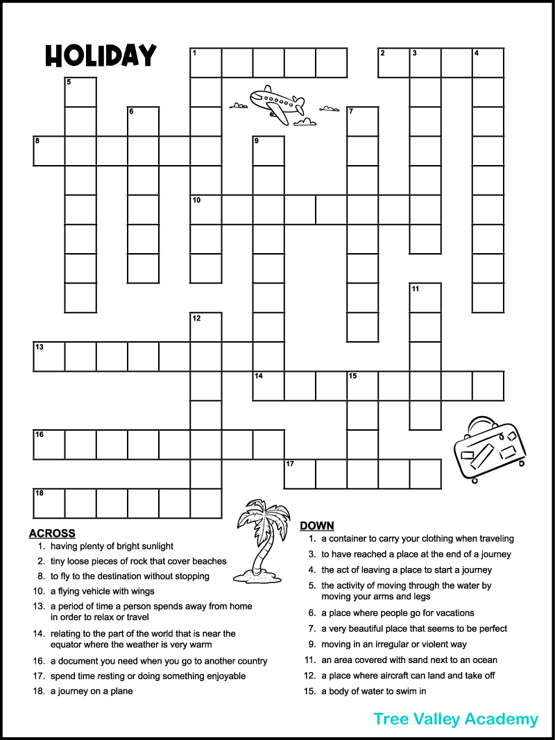 Themed Free Crossword Puzzles