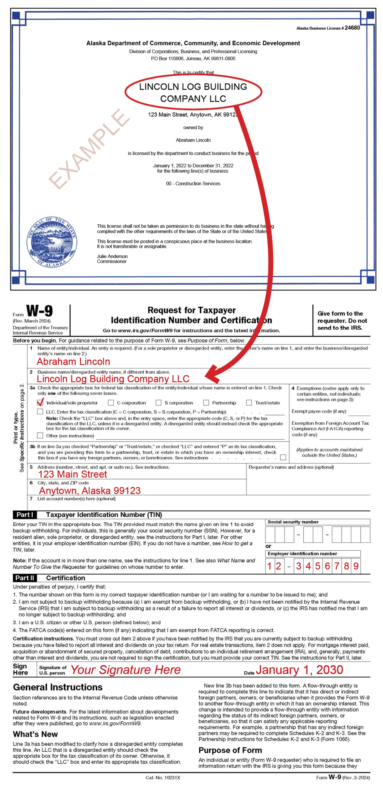 W9 Form For Foreign Company