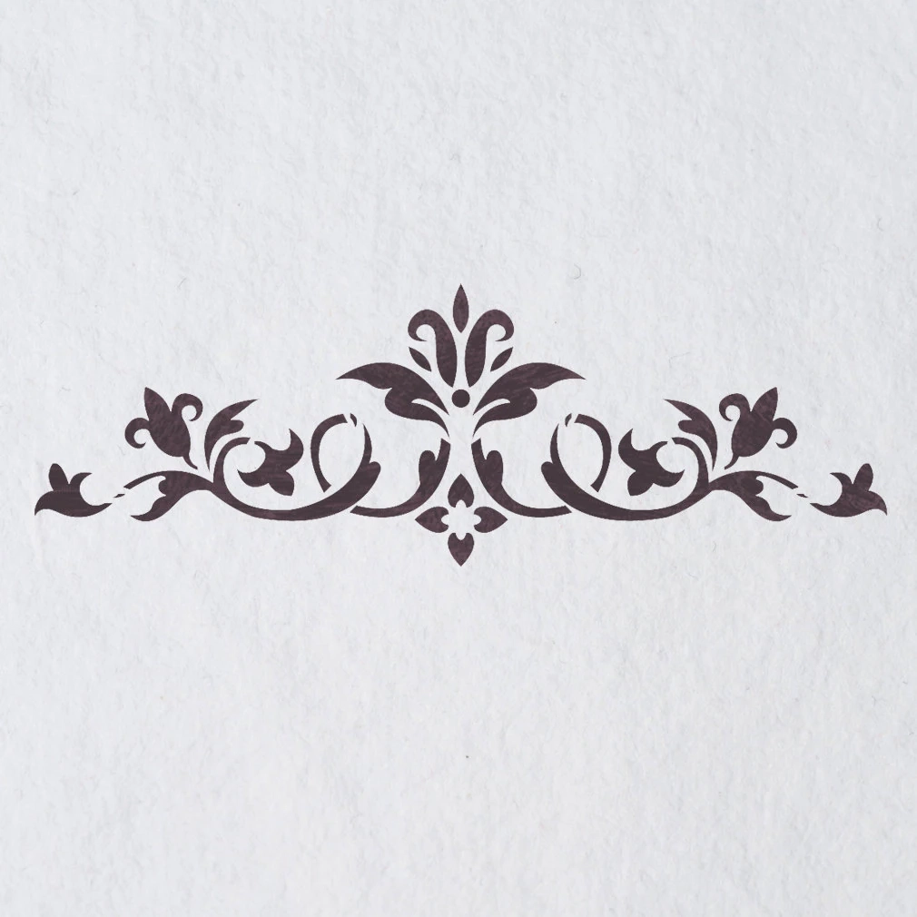 Wall Stencils Border Stencil Pattern 072 Reusable Template For DIY 