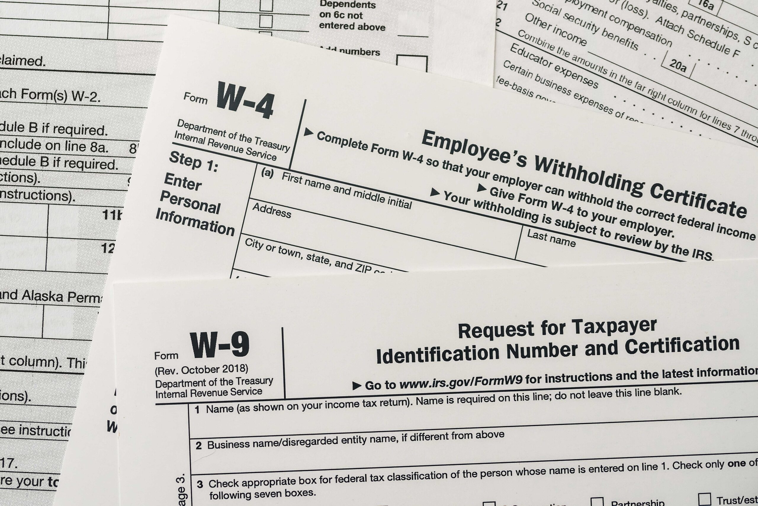 Form W-9 Or W-8