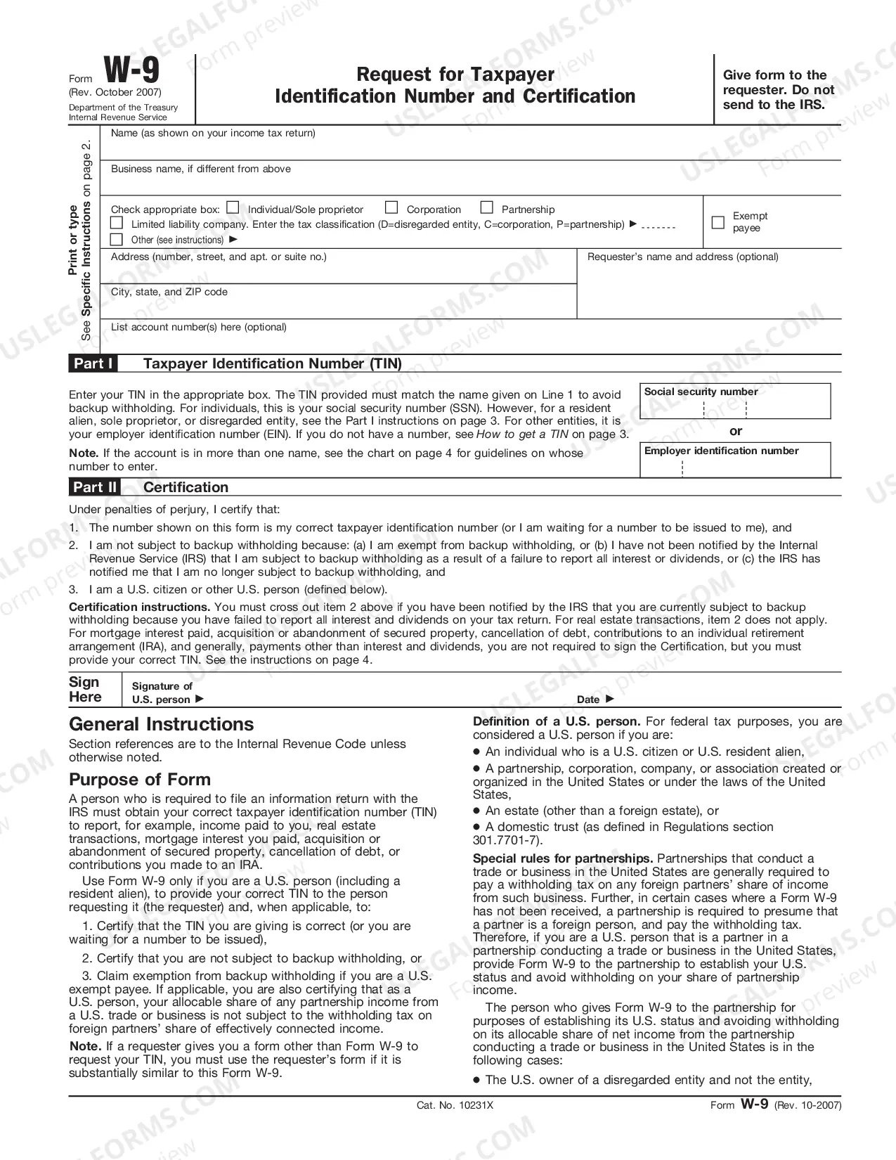 Wisconsin IRS Form W9 US Legal Forms