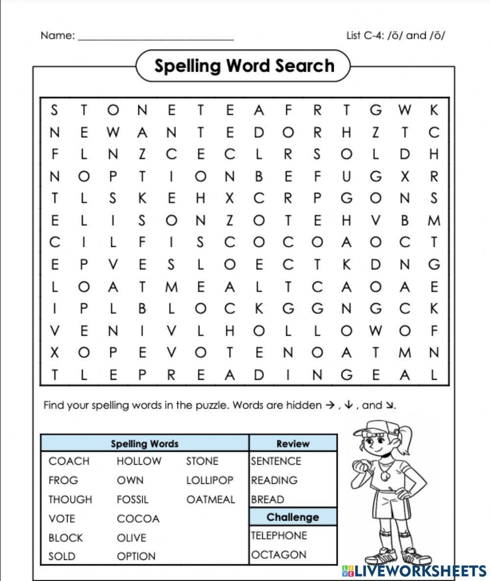 Word Search C 4 Free Interactive Worksheets 992699