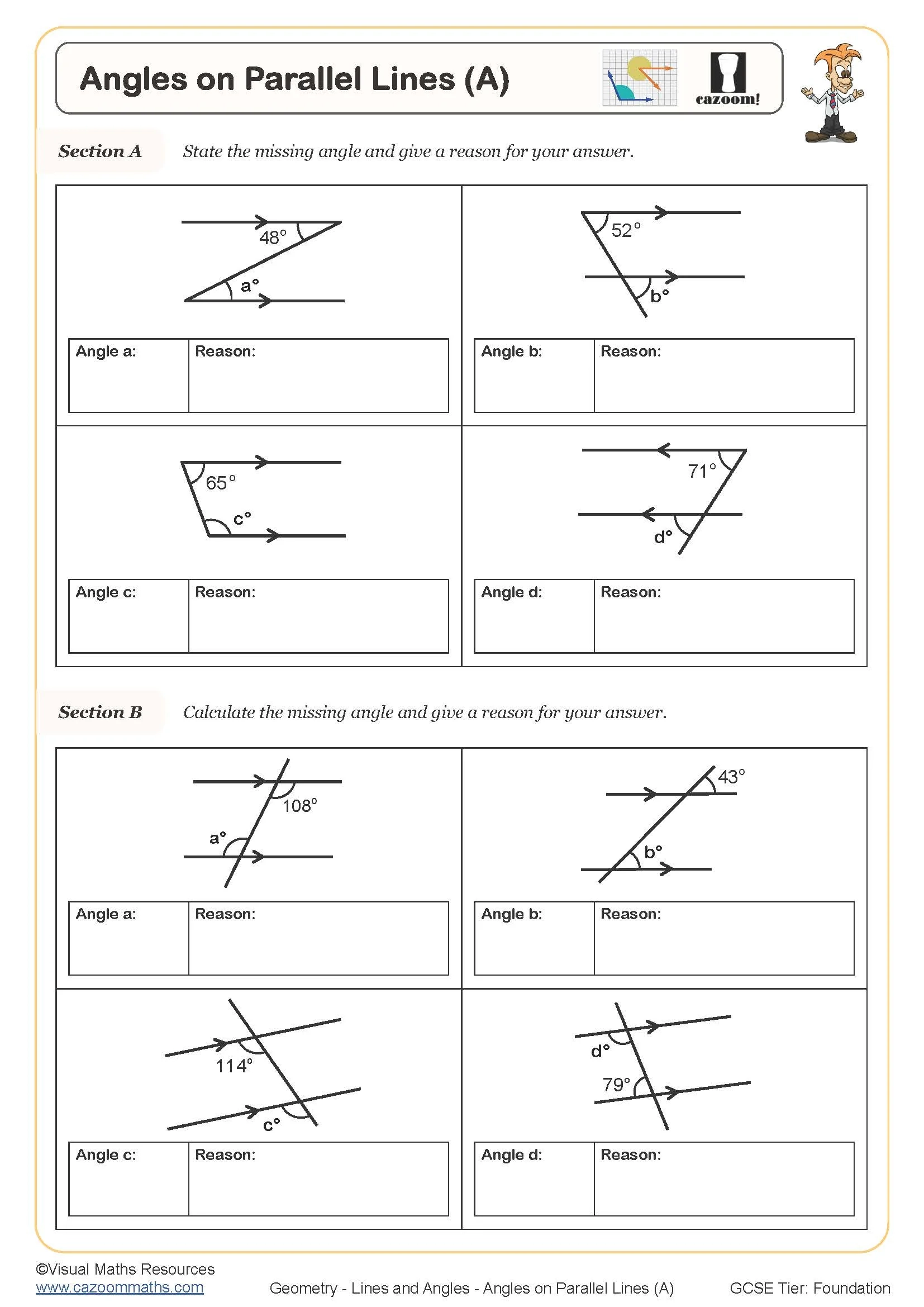 7th Grade Math Worksheets Printable Geometry