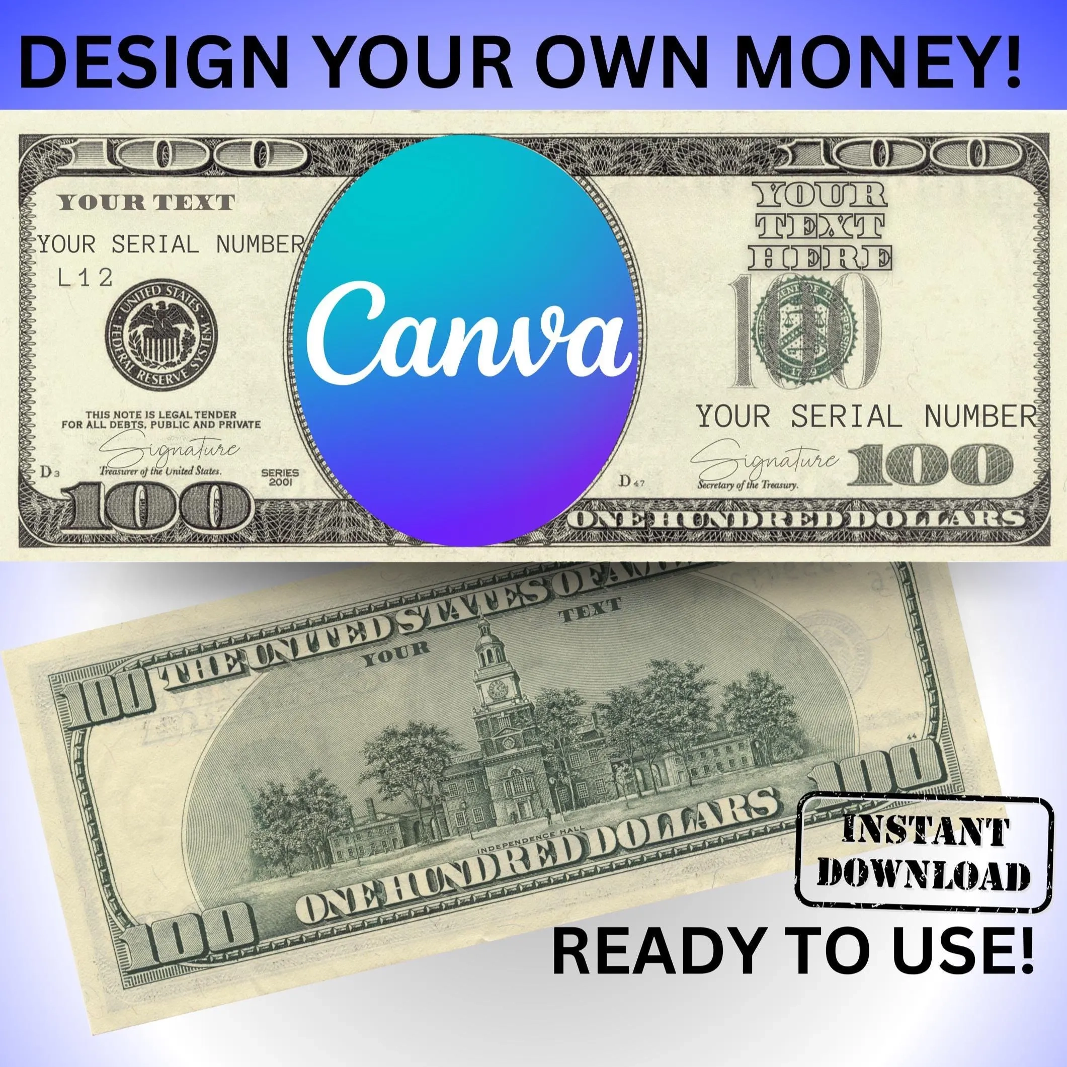 Your Face On Money 100 Dollar Bill Template Fake Money With Face 